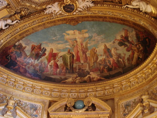 Ceiling in the hallway in the Sénat building