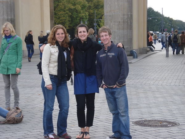 Us in front of the Brandenburger Tor