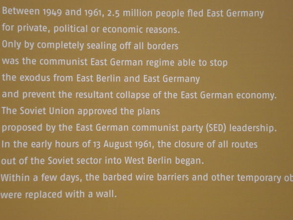 Info on checkpoint Charlie
