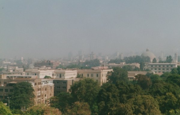 The view of Cairo from my room