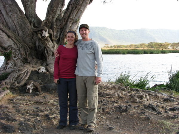 Yuri and I in the Ngorogoro crater