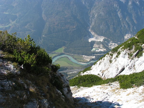 A view from the cave entrance into the valley
