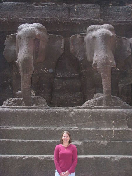 Me with a couple of elephants