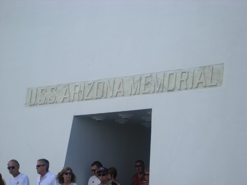 USS Arizona Memorial entrance