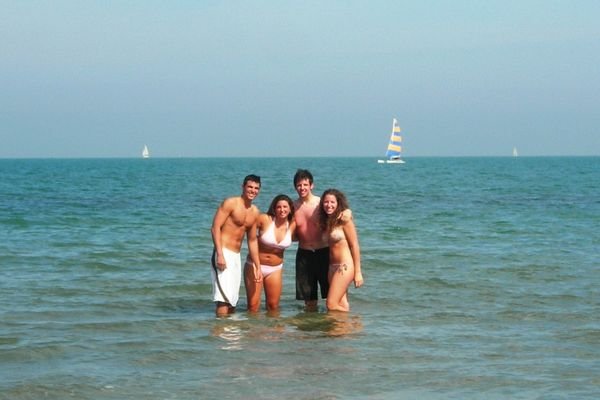 swimming in the Adriatic!