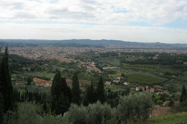view from the villa