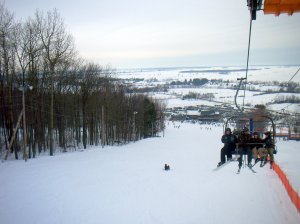 The skiing adventure
