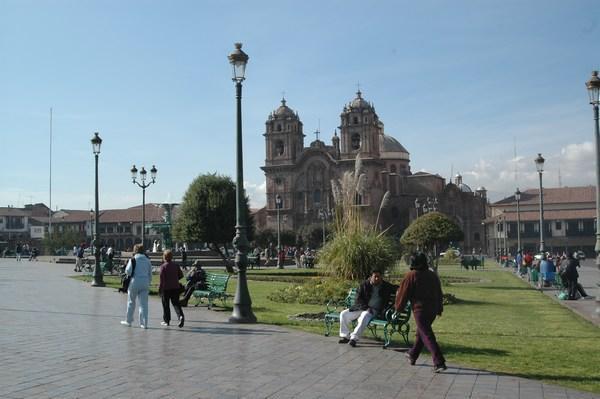 Plaza de Aramas in the morning