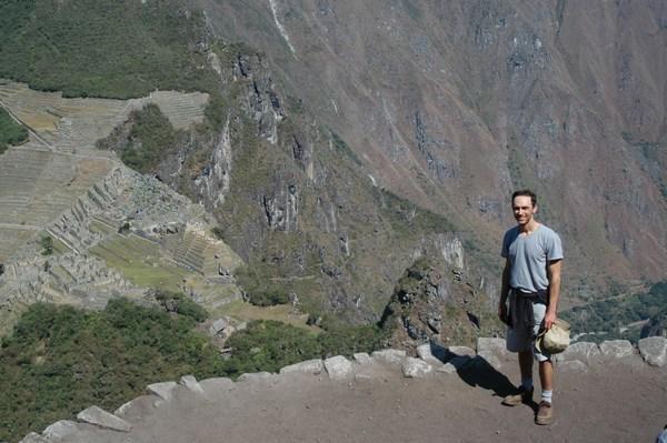 Almost to the top of Wannu Picchu