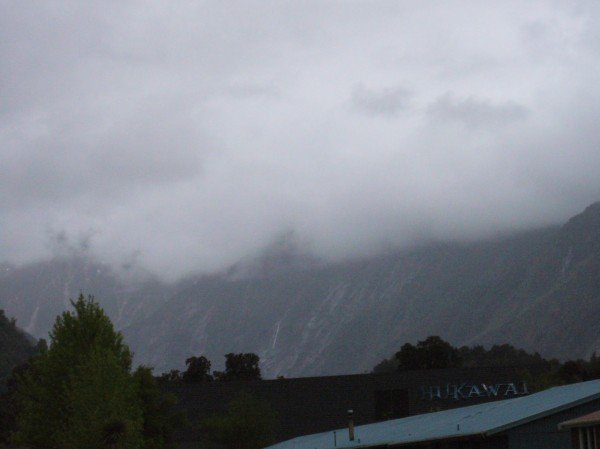 Franz Josef - the day we got there