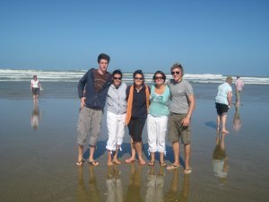 The gang on Ninety Mile Beach