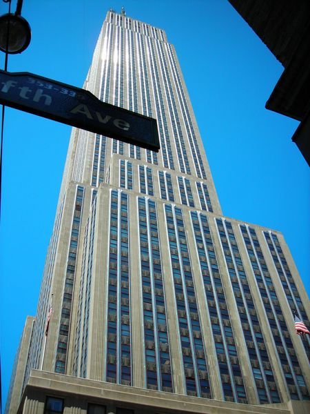 Looking Up at the Empire State Building