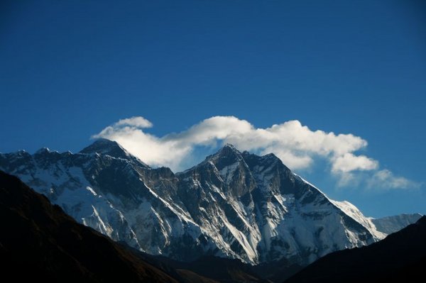 first glimpse of the Everest