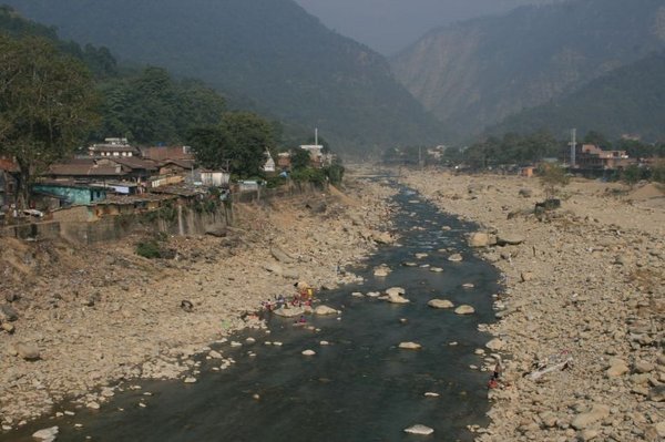 Tinua river in Butwal
