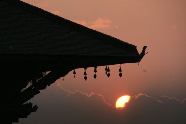 sunset in Bhaktaput