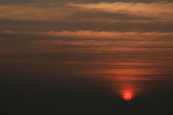sunrise in Nagarkot