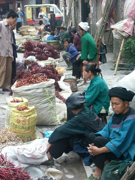 Sandu market scene