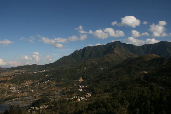 Guanyinshan on a clear day