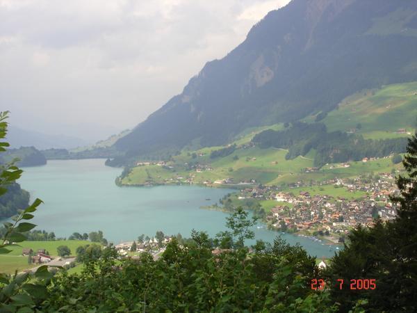 The view driving through Switzerland