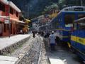 The train at Aguas Calientes 