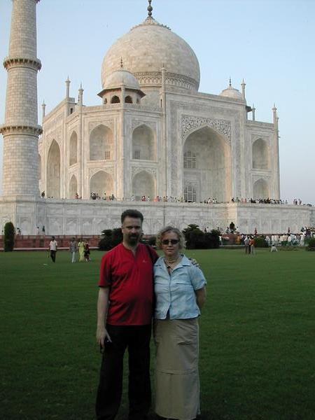 Gerry and Denise at the Taj