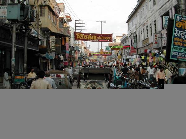 Rickshaw through the streets of Varanasi