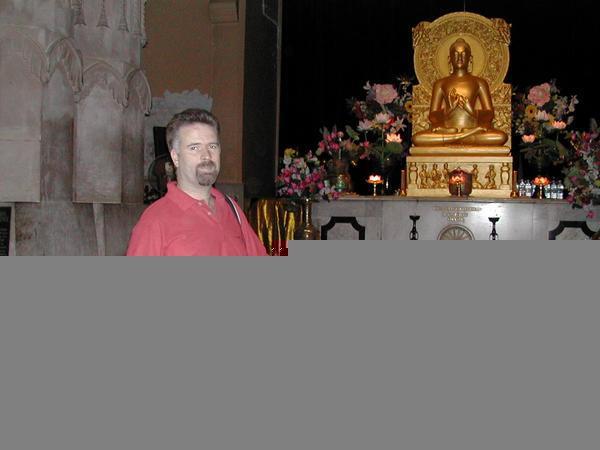 Gerry at Sarnath Buddhist Temple