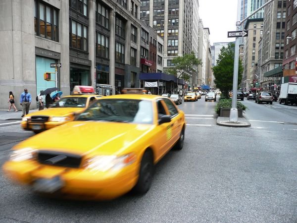 Yellow New York Cabs!