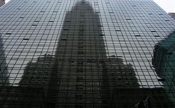 Reflection of the Chrysler Building