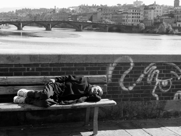 Man by the River Arno