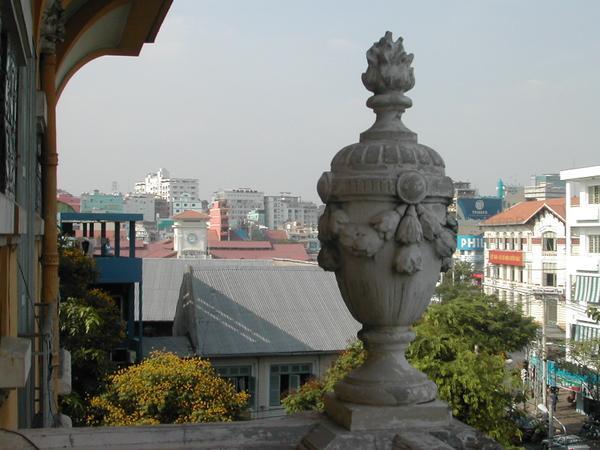 Saigon from the top of the Fine Arts Museum