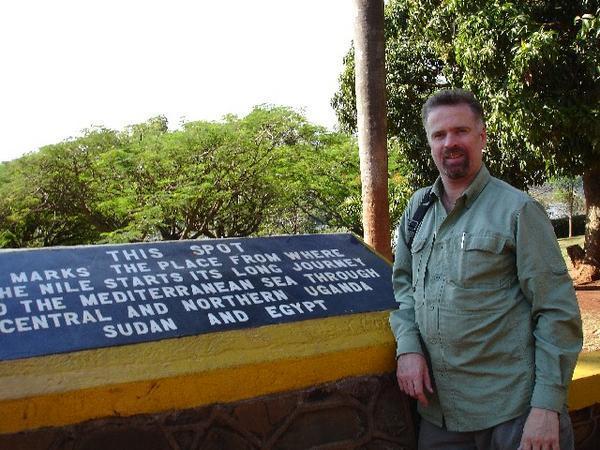 Gerry at the Source of the Nile