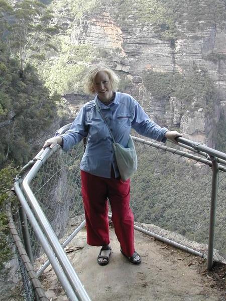 Denise at the Blue Mountains