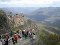 Viewing point for the 3 Sisters at the Blue Mountains