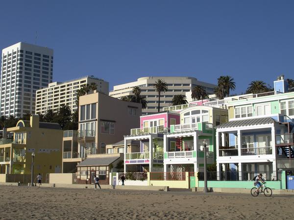 Santa Monica Beach and boardwalk