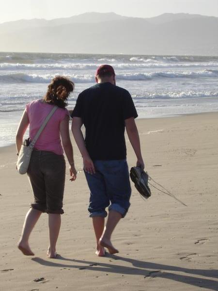 Couple on Venice Beach