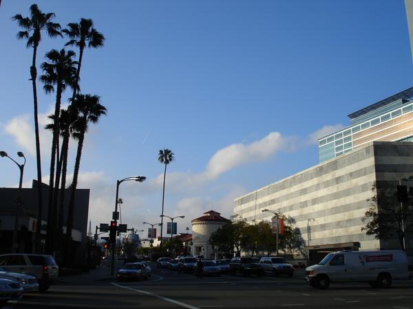 UCLA Hammer Museum on the right, Westwood