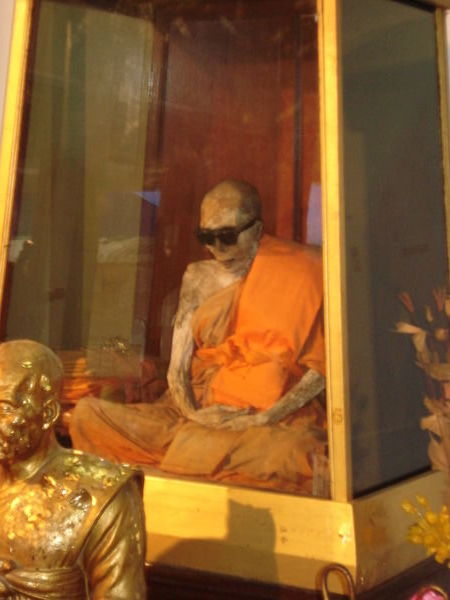 Mummified monk at Khunaram temple