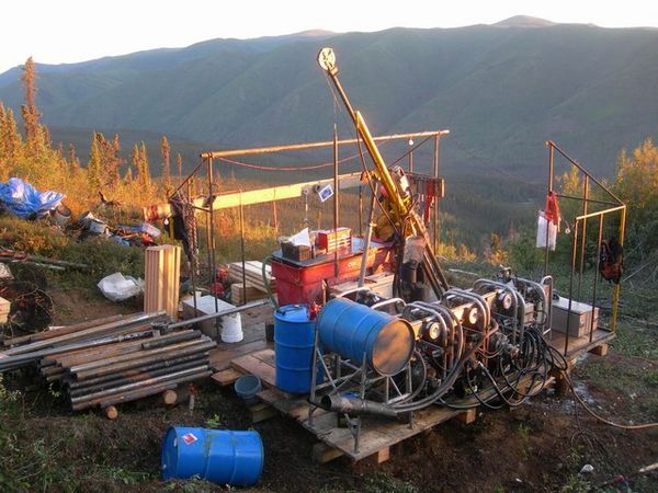 Drill Rig in Central Yukon