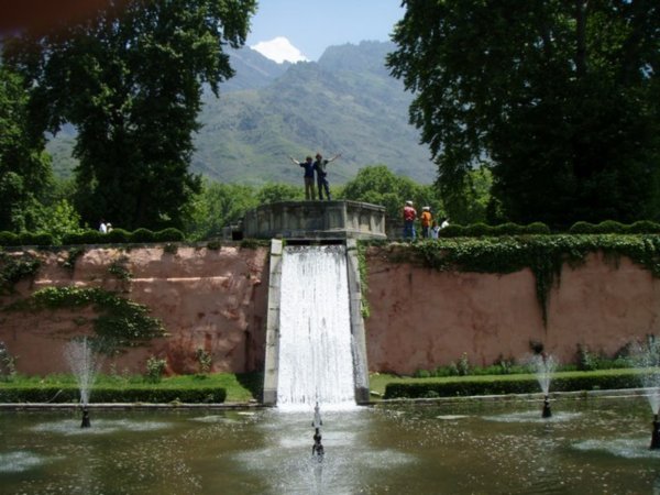 Mugal Gardens in Srinagar