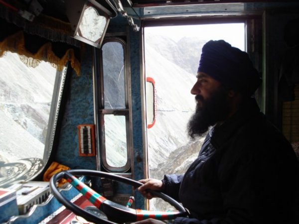 Portrait of Sikh Truckdriver