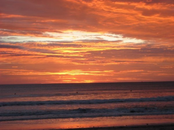 Sunset at Playa Santa Theresa