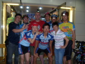 Me and the Nanning Cycling boys.