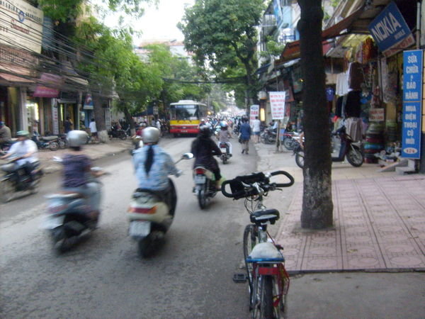Traffic in Hanoi's Streets