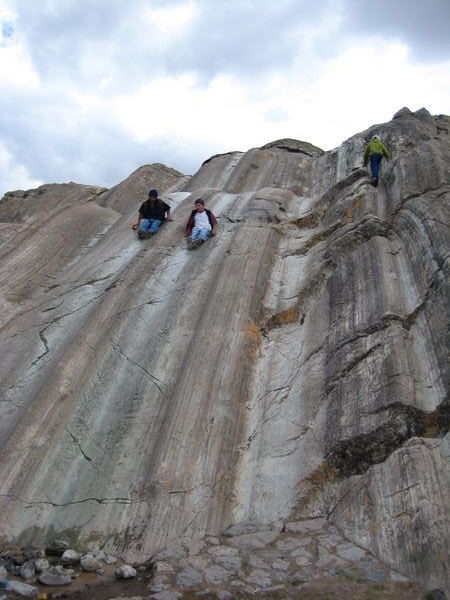 Rock Slides at Sacsayhuaman