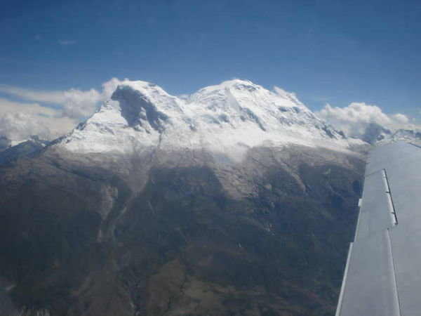Huascaran from Plane