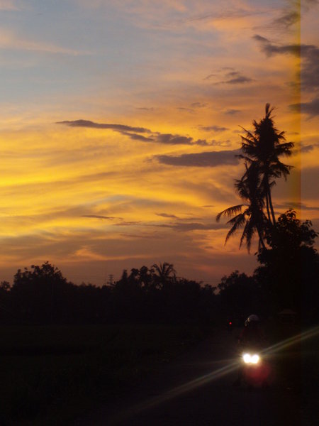 Sunset at Prambanan