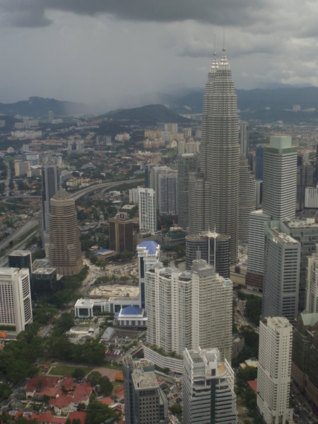 Petronas Towers from KL Tower