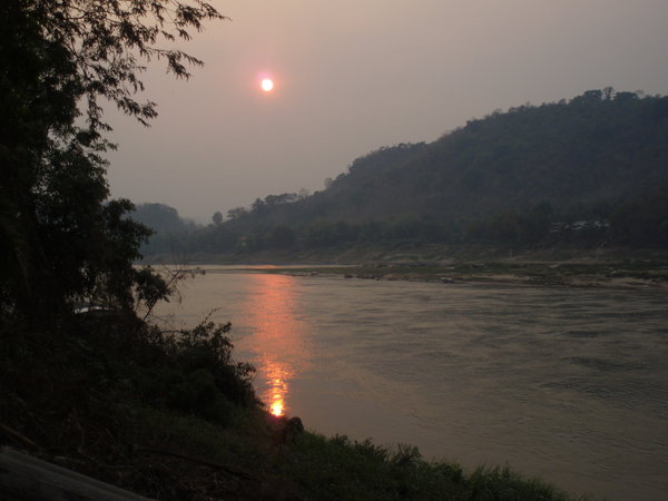 Sunset at the Mekong