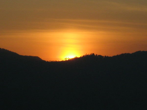 Sunset in Darjeeling